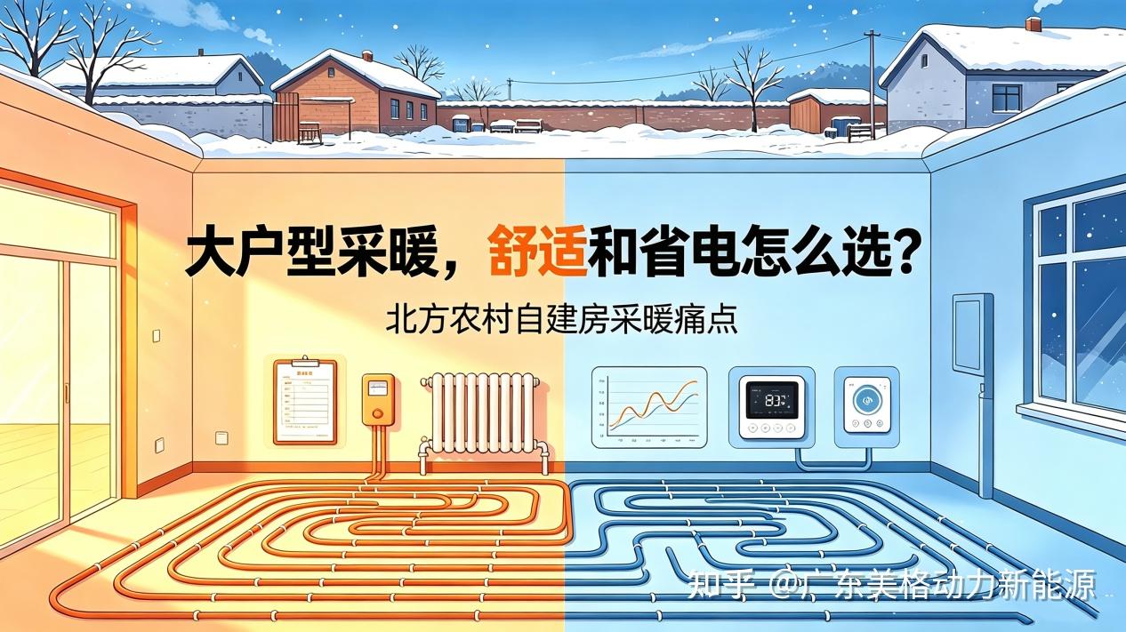 优秀案例展示|两年实测见证AI技术,360㎡自建房采暖省心又省电!