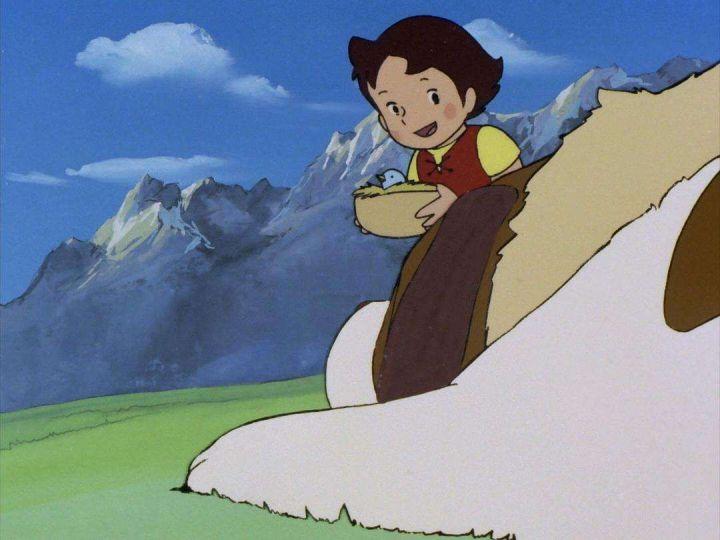 小海蒂从百花盛开到暴雨淋淋,从秋高气爽到白雪皑皑的时间串起了