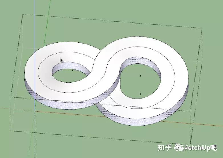 莫比乌斯别墅的sketchup建模思路