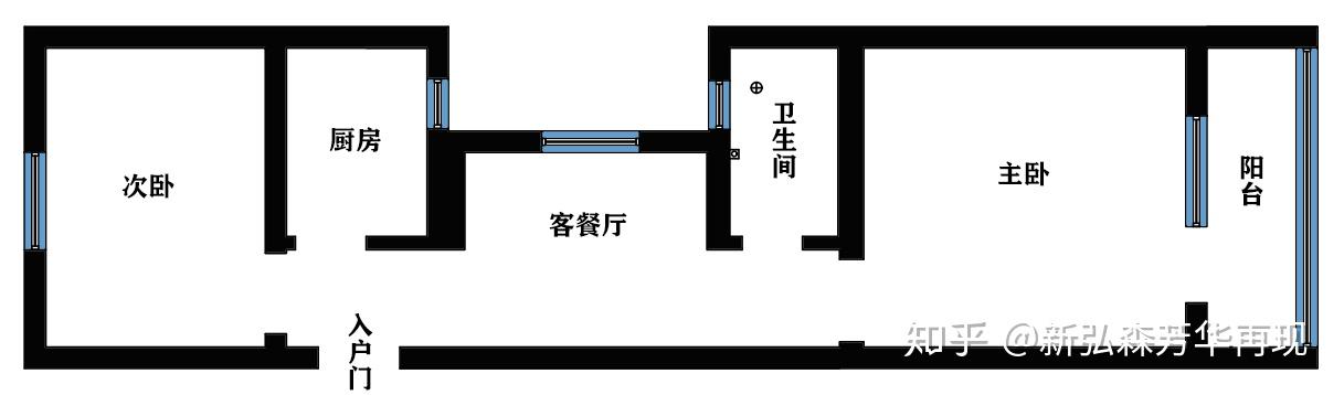 舊房改造巧妙改造凹字戶型50㎡裝下所有人間煙火