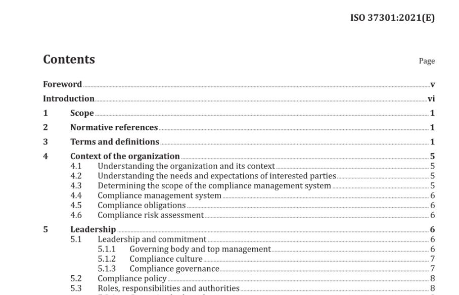Iso 37301 Checklist.pdf ISO 37301-2021中文版翻译PDF英文原文 - 知乎