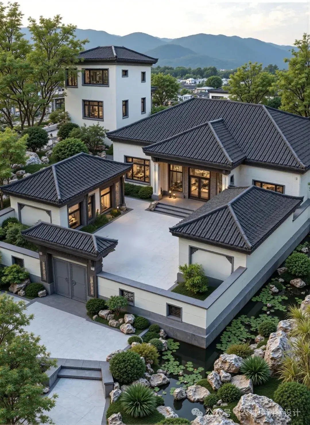 20套三合院一层设计;2026回家养老度假首选新中式自建房 - 知乎
