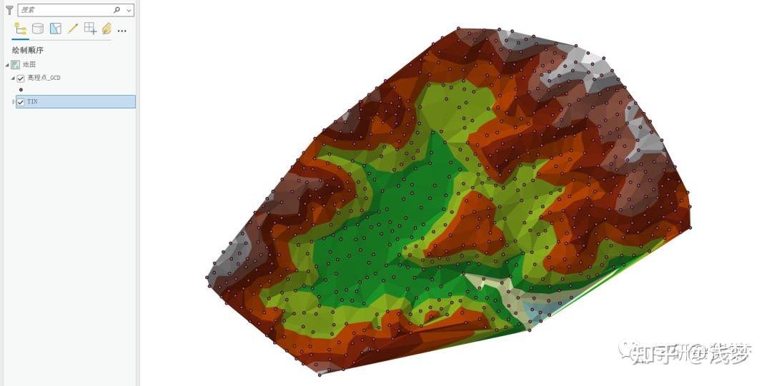 【ArcGIS应用】基于高程点的基础地形分析 - 知乎
