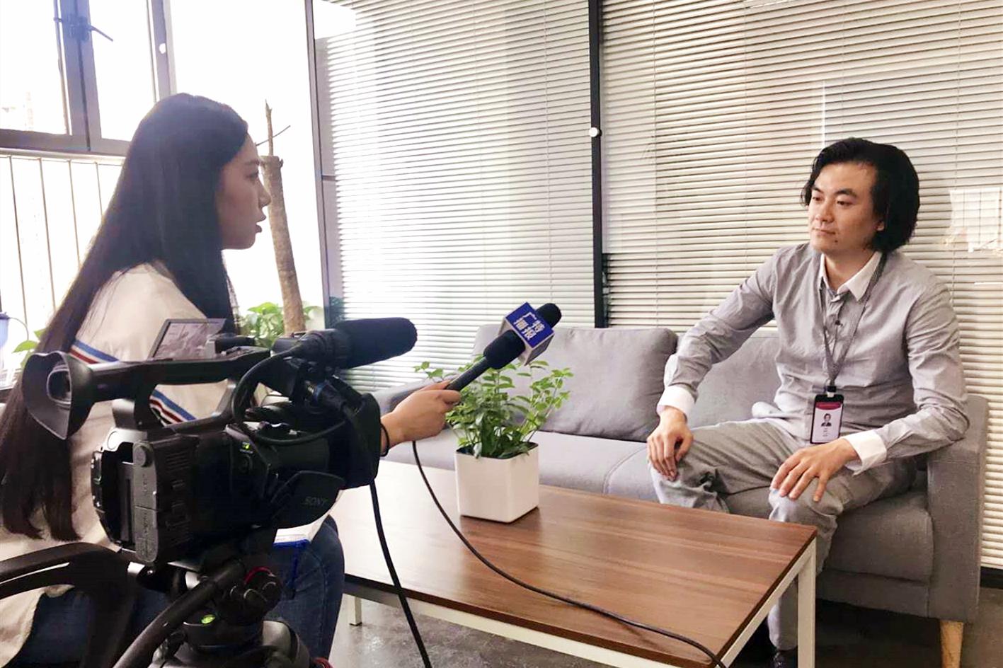 上海第一财经采访未石互动ceo李林:文化 科技融合发展