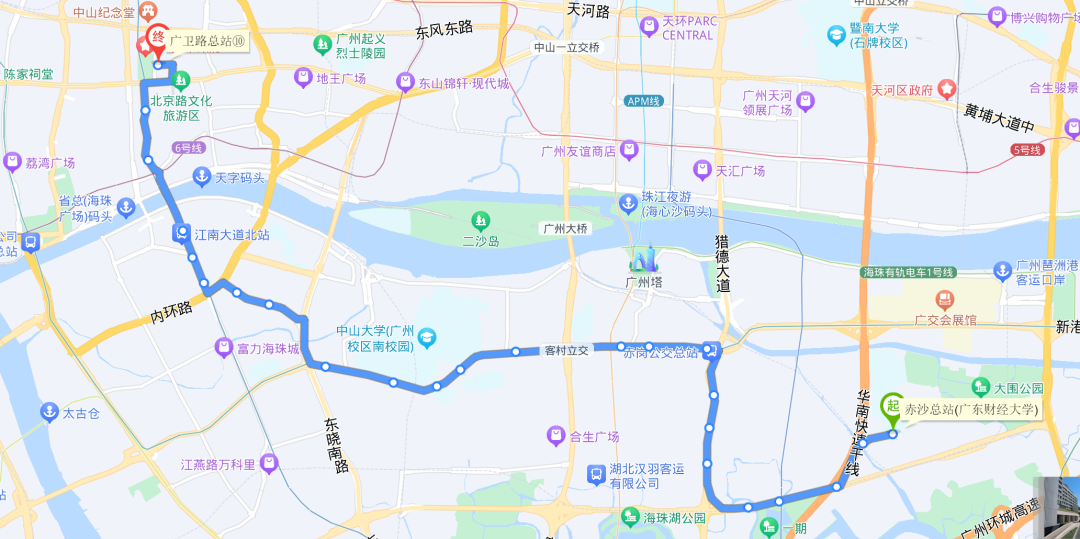 广州公交14路线路图图片