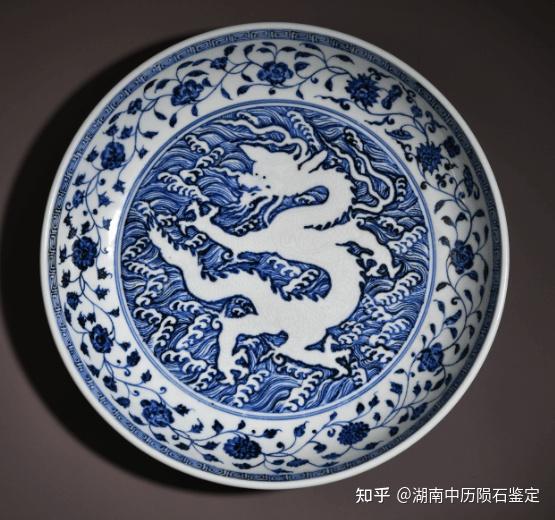 青花白龙纹盘拍卖价格查询- 知乎