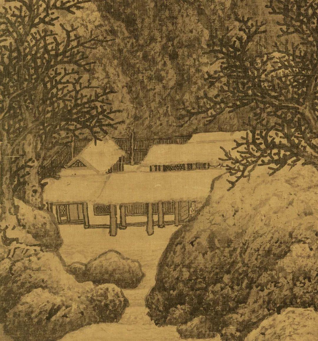 国画汇细赏宋画我将马远的踏歌图放大了10倍