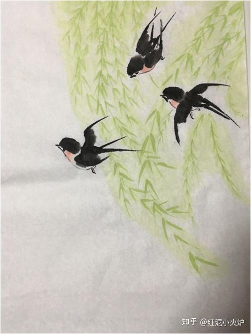 春燕图少儿教学画法步骤