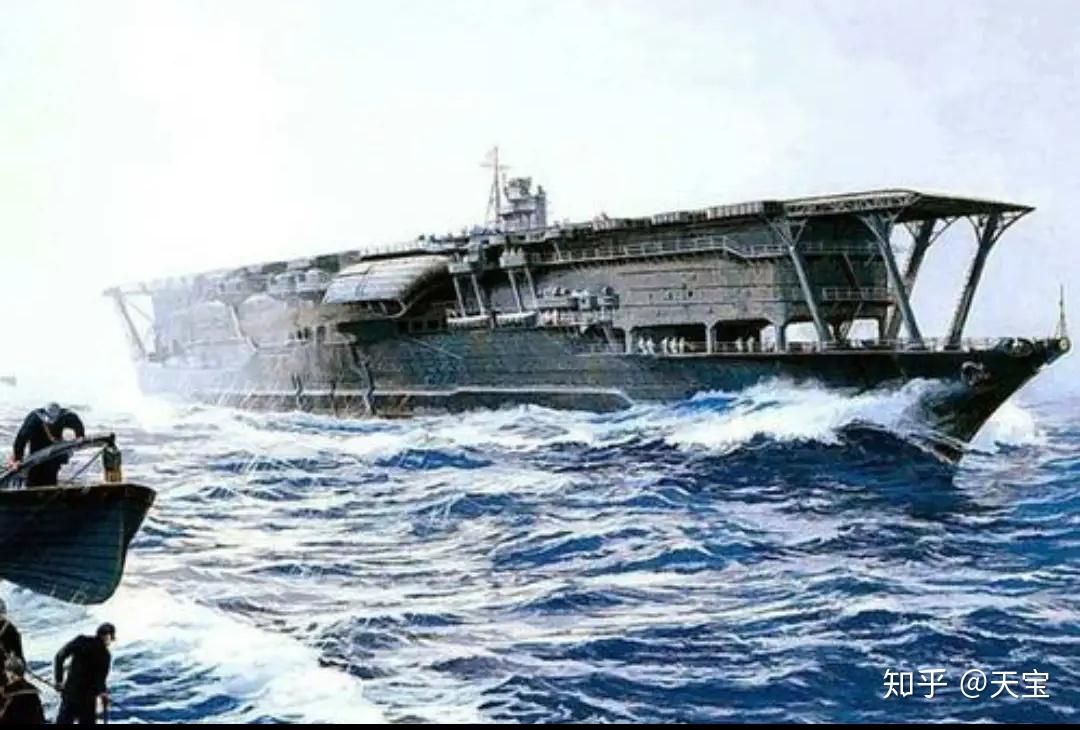 赤城号航空母舰 残骸图片