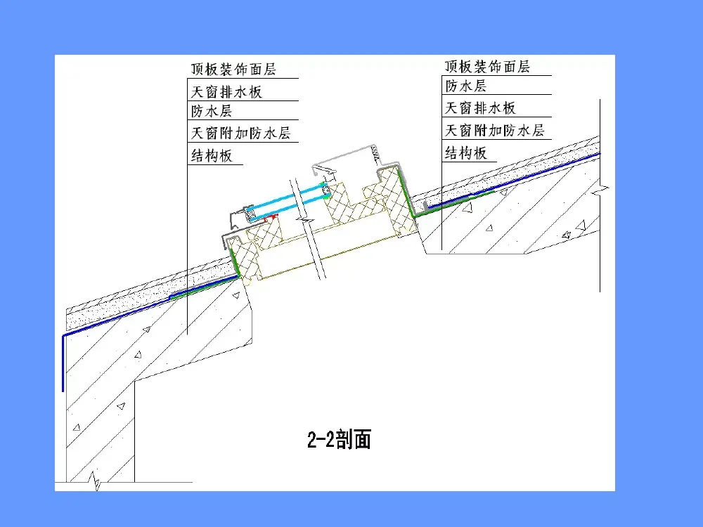 坡屋顶天窗构造图片