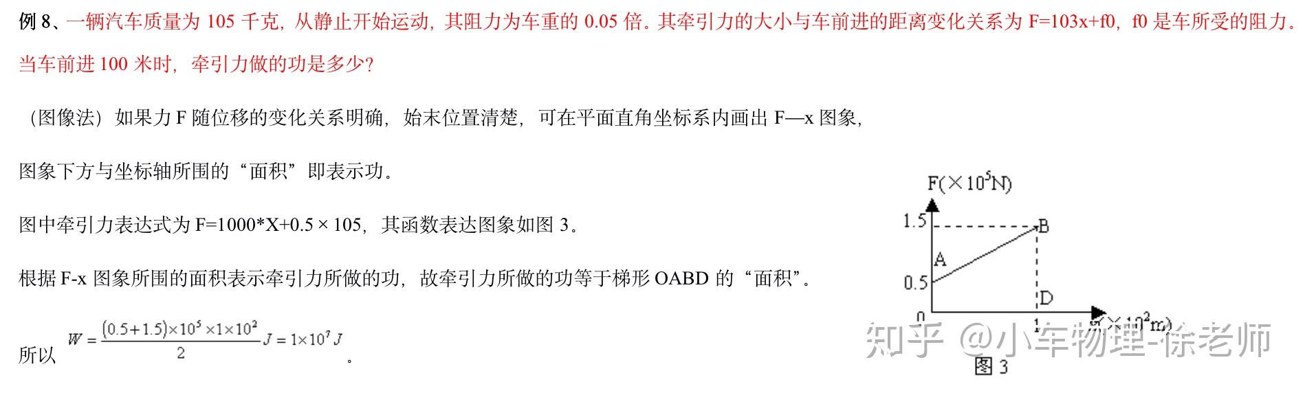 机械能专题1--6种方法求变力做功(让你瞬间清醒) - 知乎