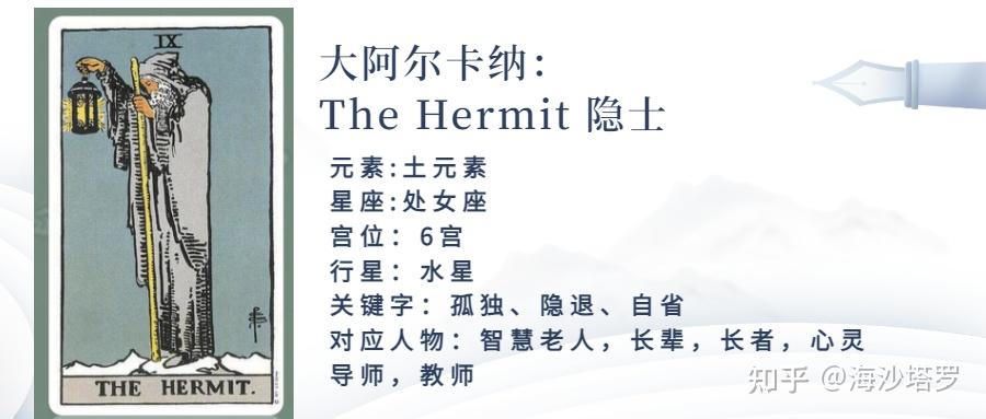 隐士牌正位/隐士牌逆位 塔罗牌解读 - 知乎