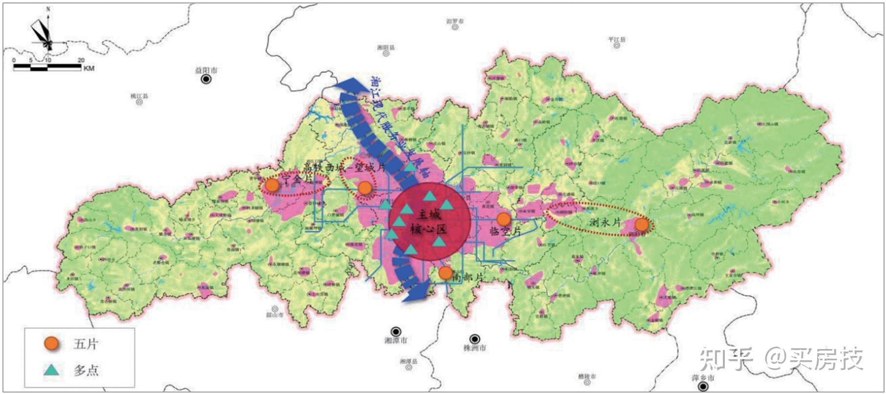 长沙市地形地貌图图片