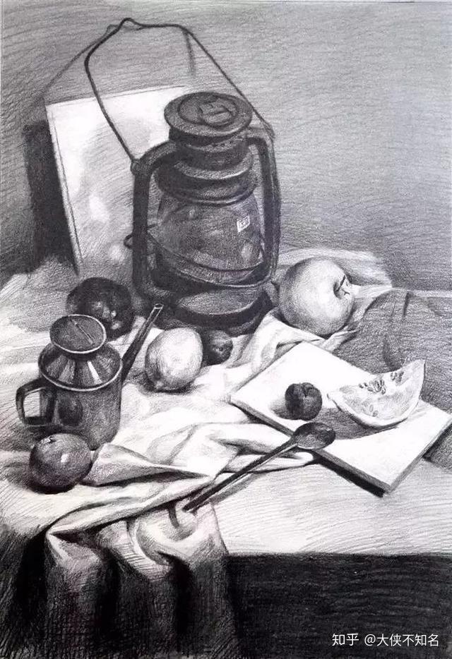 素描静物|让画面能怎么不灰？看过来- 知乎