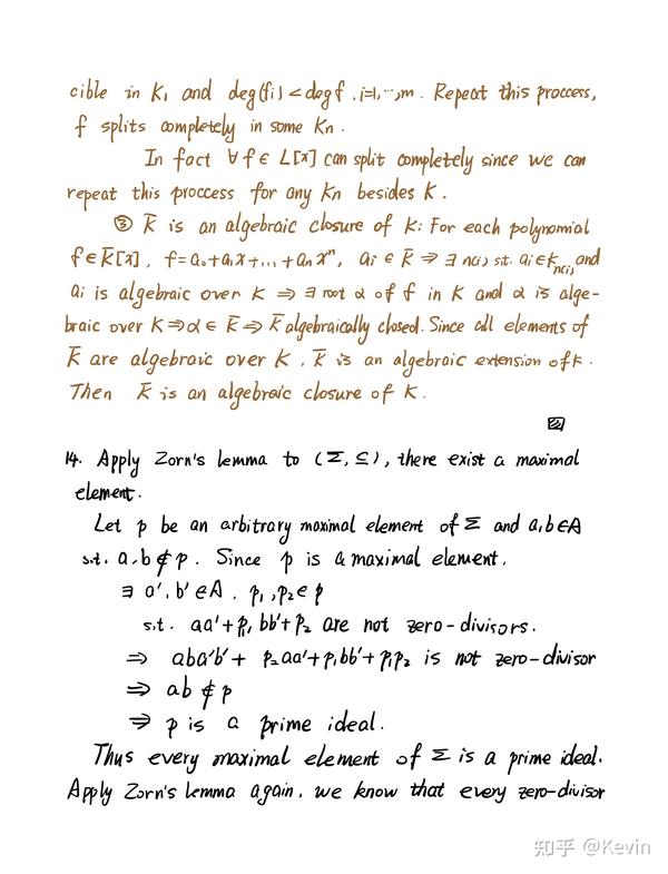 Atiyah&MacDonald Commutative Algebra Chap1习题13-20 - 知乎