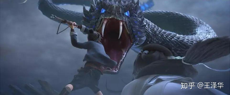 国师那么厉害的存在,蛇母打了半天也打不死,却被小青偷袭将玉钗插入他