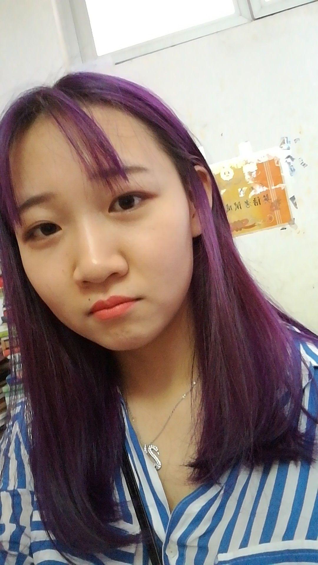 染紫色头发需要漂吗？ - 知乎