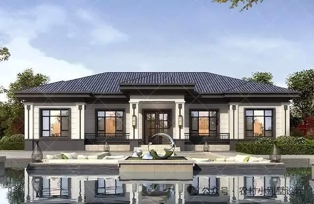 42套一层新中式别墅自建房,也霸气十足乡村一层养老农村别墅住宅 - 知乎