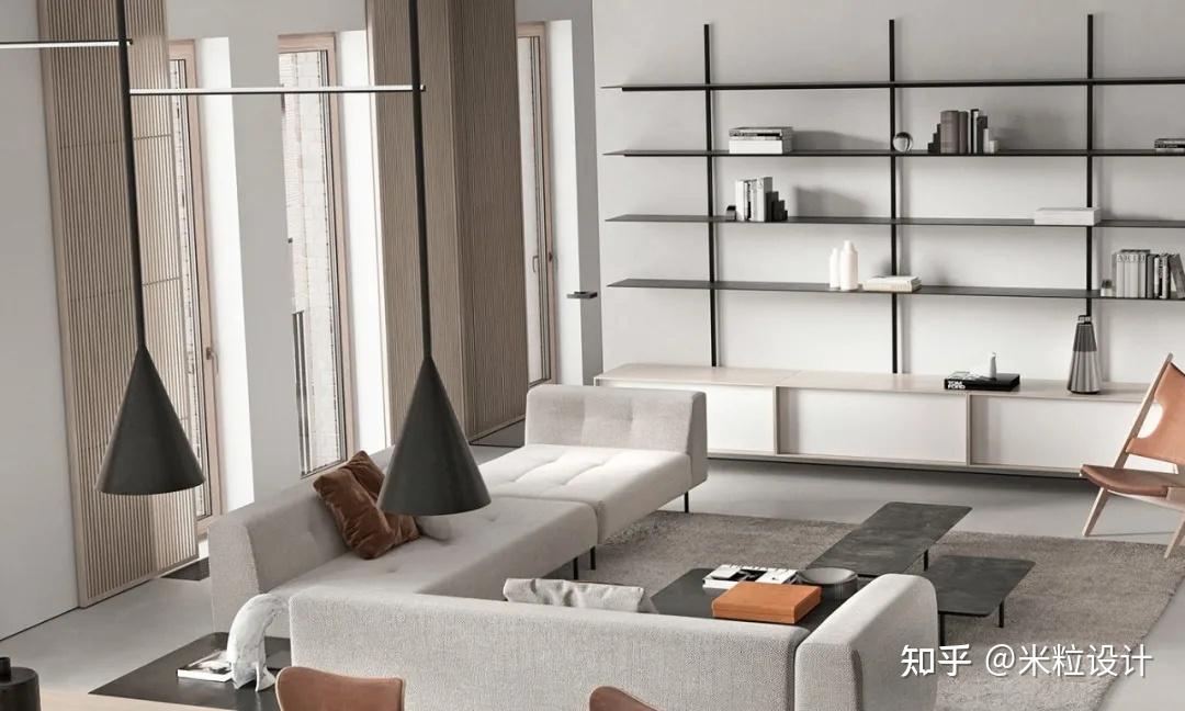 沙发不靠墙,如何处理更美观?
