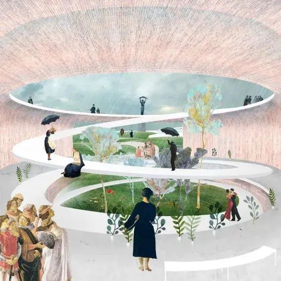 设计素材插画风拼贴风素材大放送效果图不就十几分钟的事儿