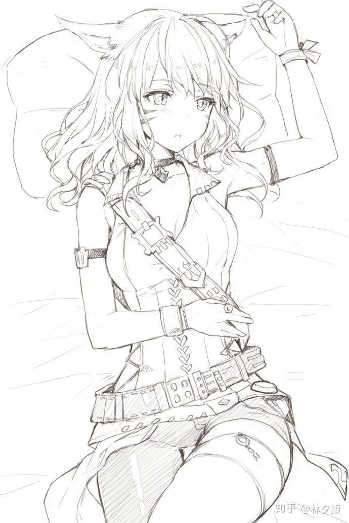 动漫女生蝴蝶结,眼镜,发圈各种饰品画法!