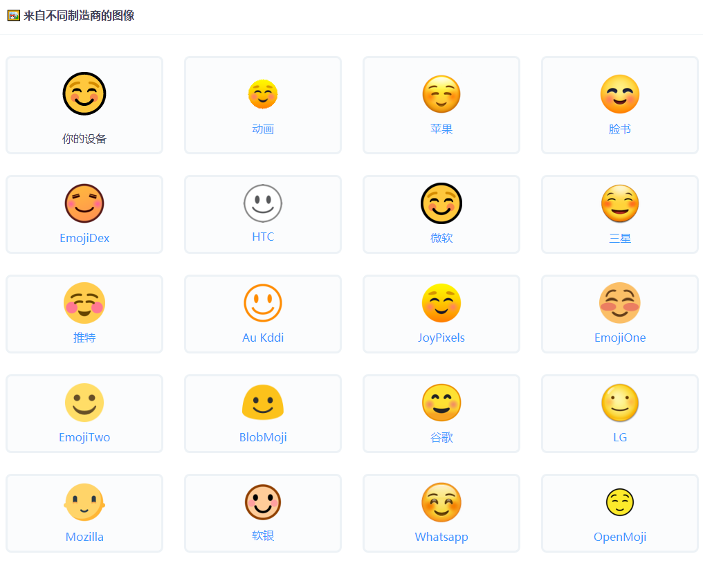 emoji表情来源图片