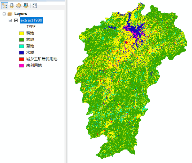 arcgis教程58研究区制图3土地利用类型比较江西省为例