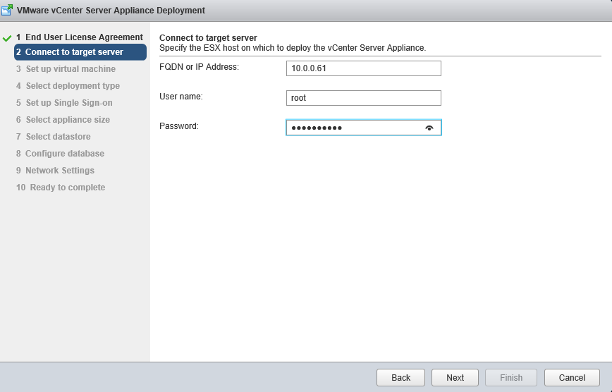 3.18 部署具有嵌入式Platform Services Controller的vCenter Server Appliance详细过程 - 知乎