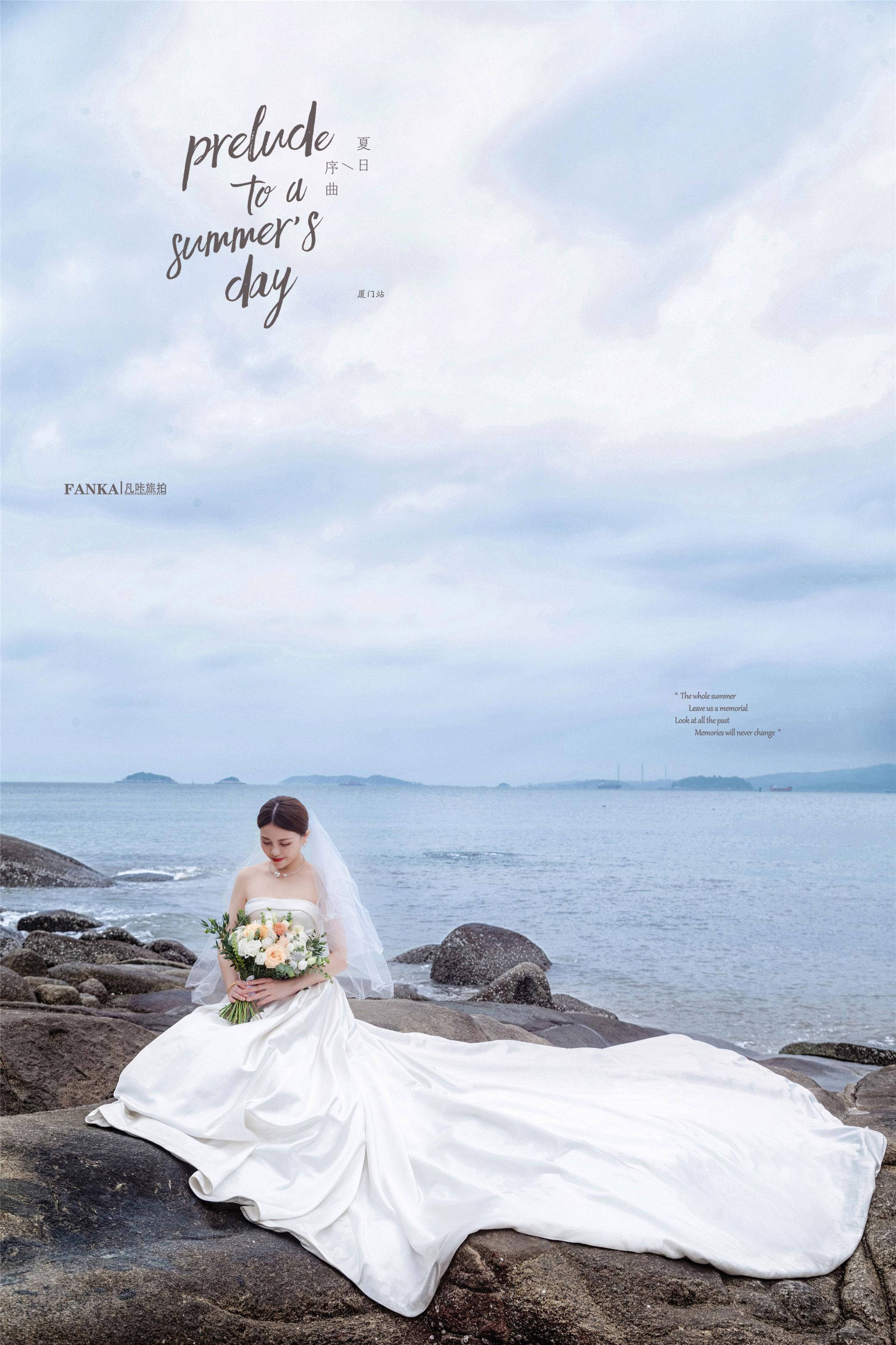 厦门旅拍婚纱照，这组大气优雅的海边礁石婚纱照，美爆了~ - 知乎
