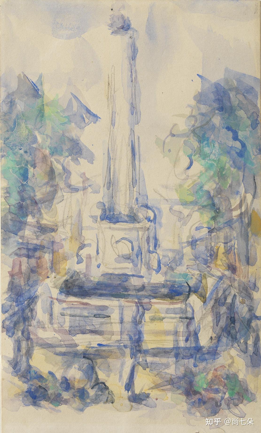 塞尚 素描资源美术资料绘画素材高清图片保存第八组