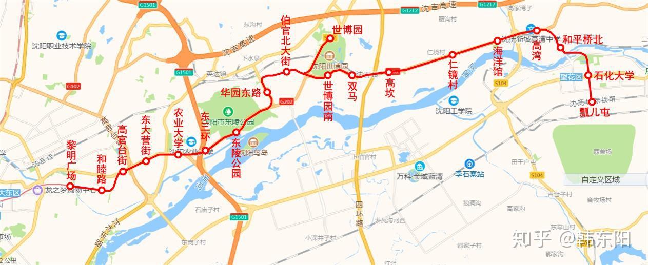 沈阳到抚顺轻轨线路图图片