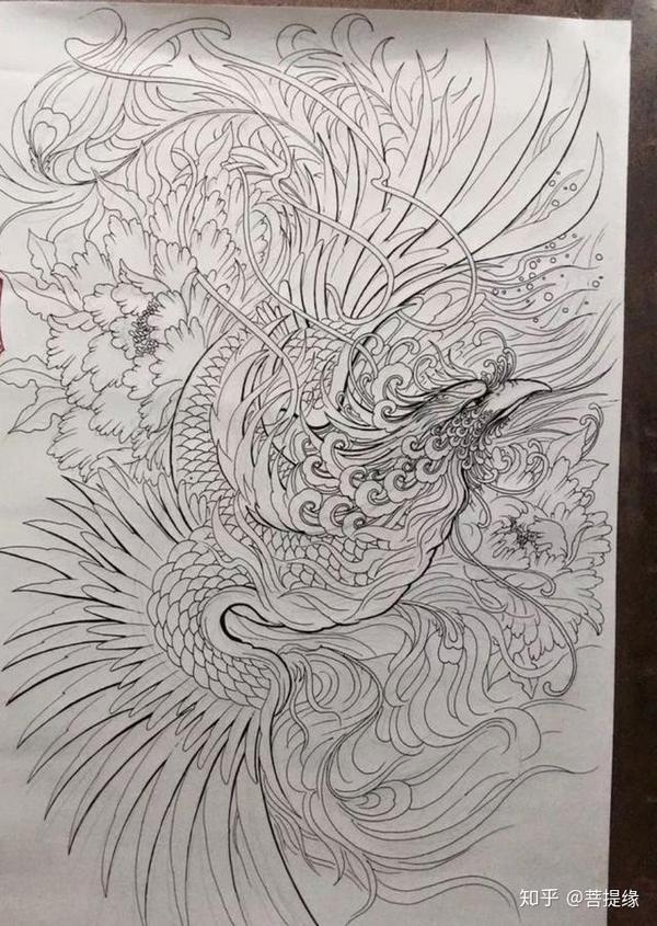 传统纹身图案寓意第六集:凤凰(上) - 知乎