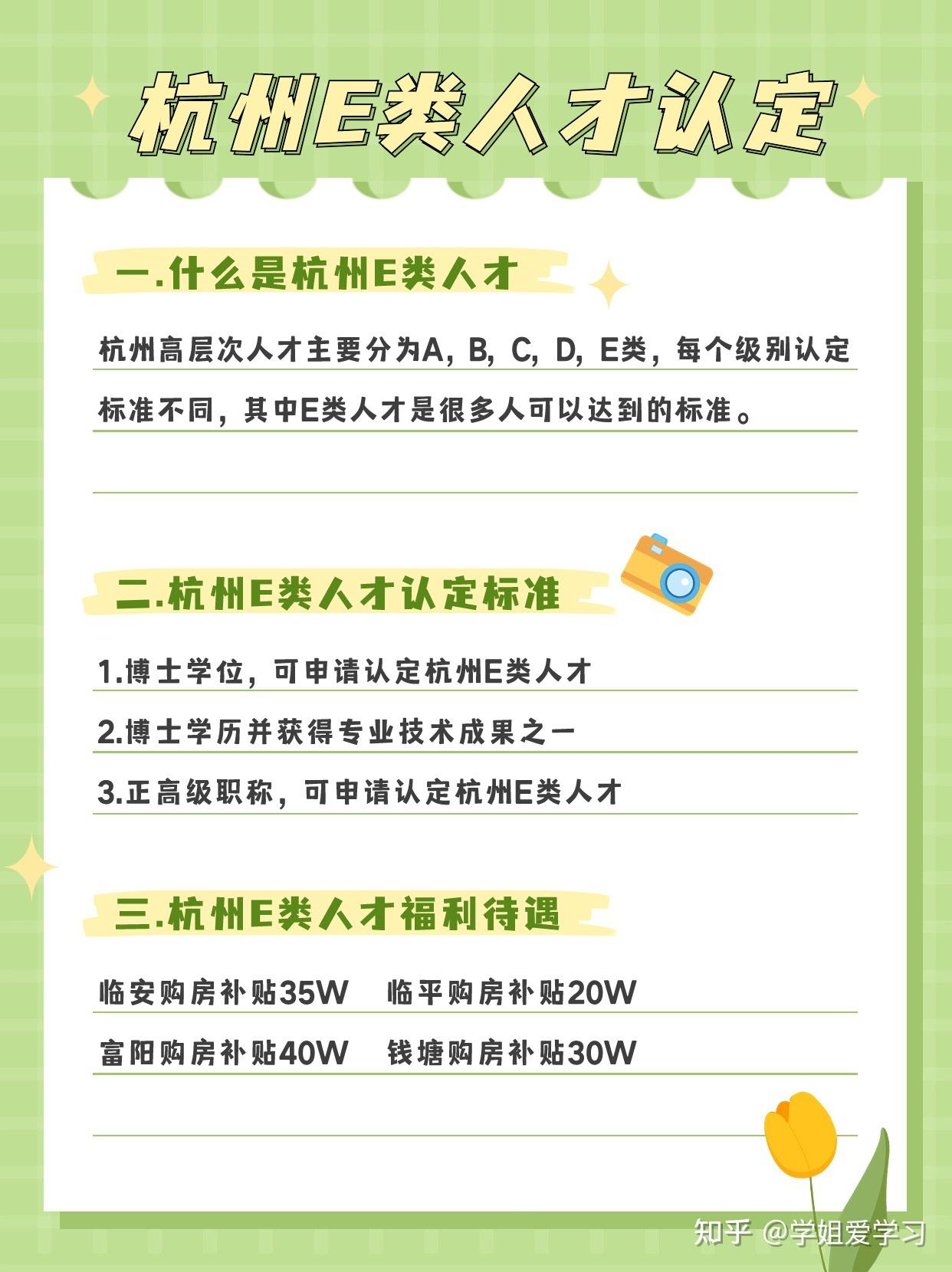 杭州E类人才买房可省40万 - 知乎