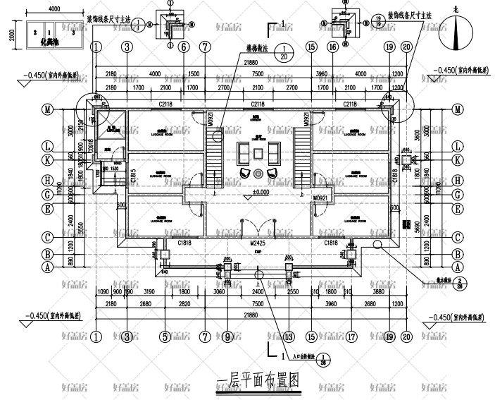 长方形房屋户型设计图