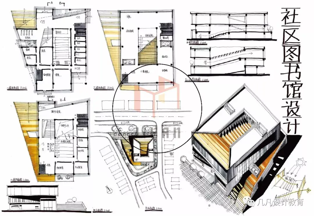 0元经典案例抄绘课程- 01| 天津博物馆