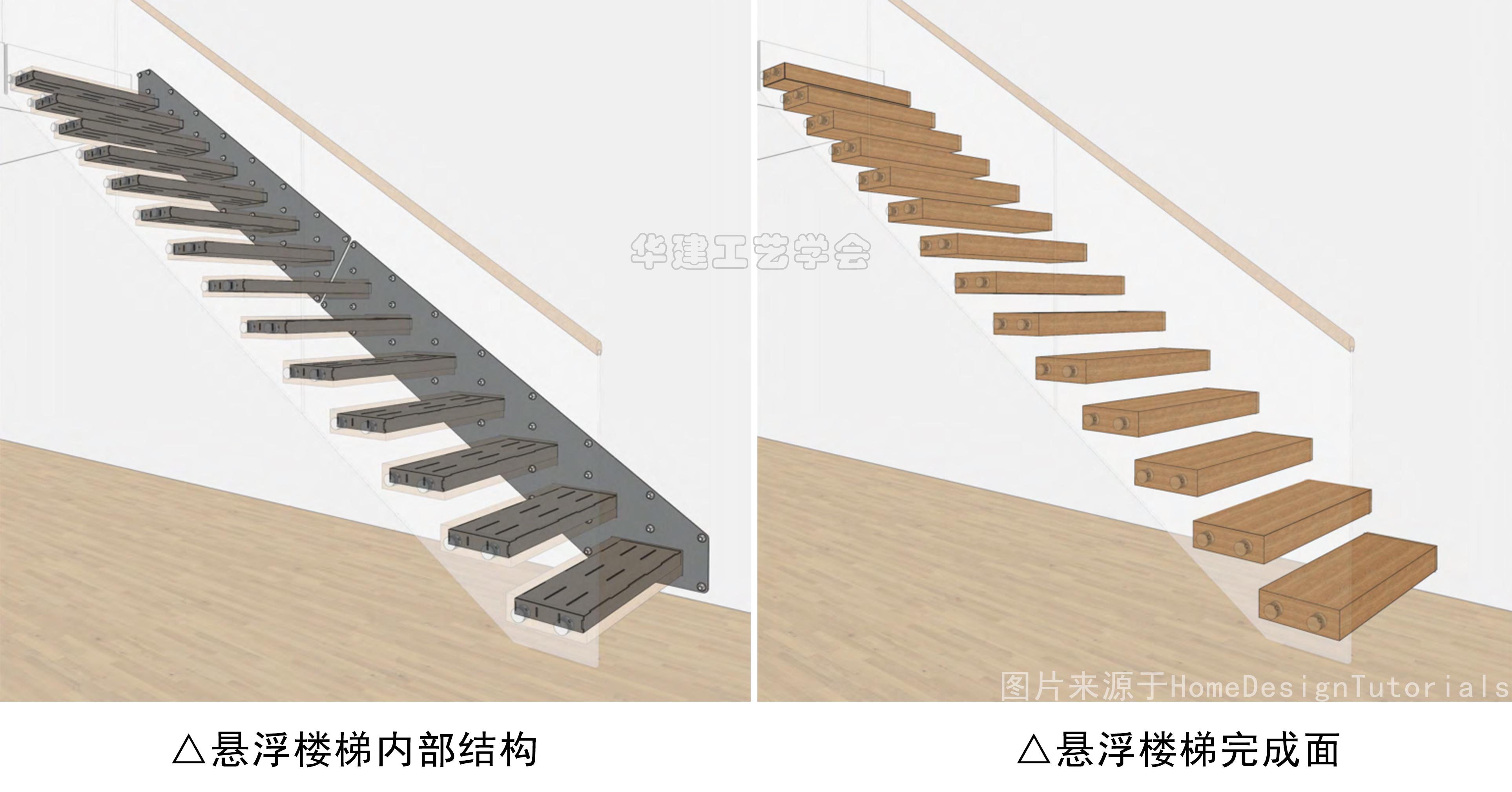 懸浮樓梯通用施工圖hjsj2022