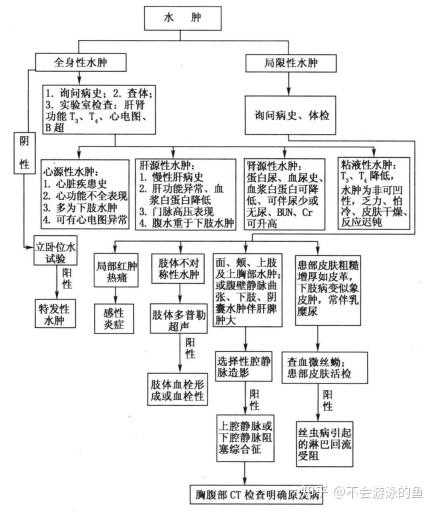 水肿的思维导图图片