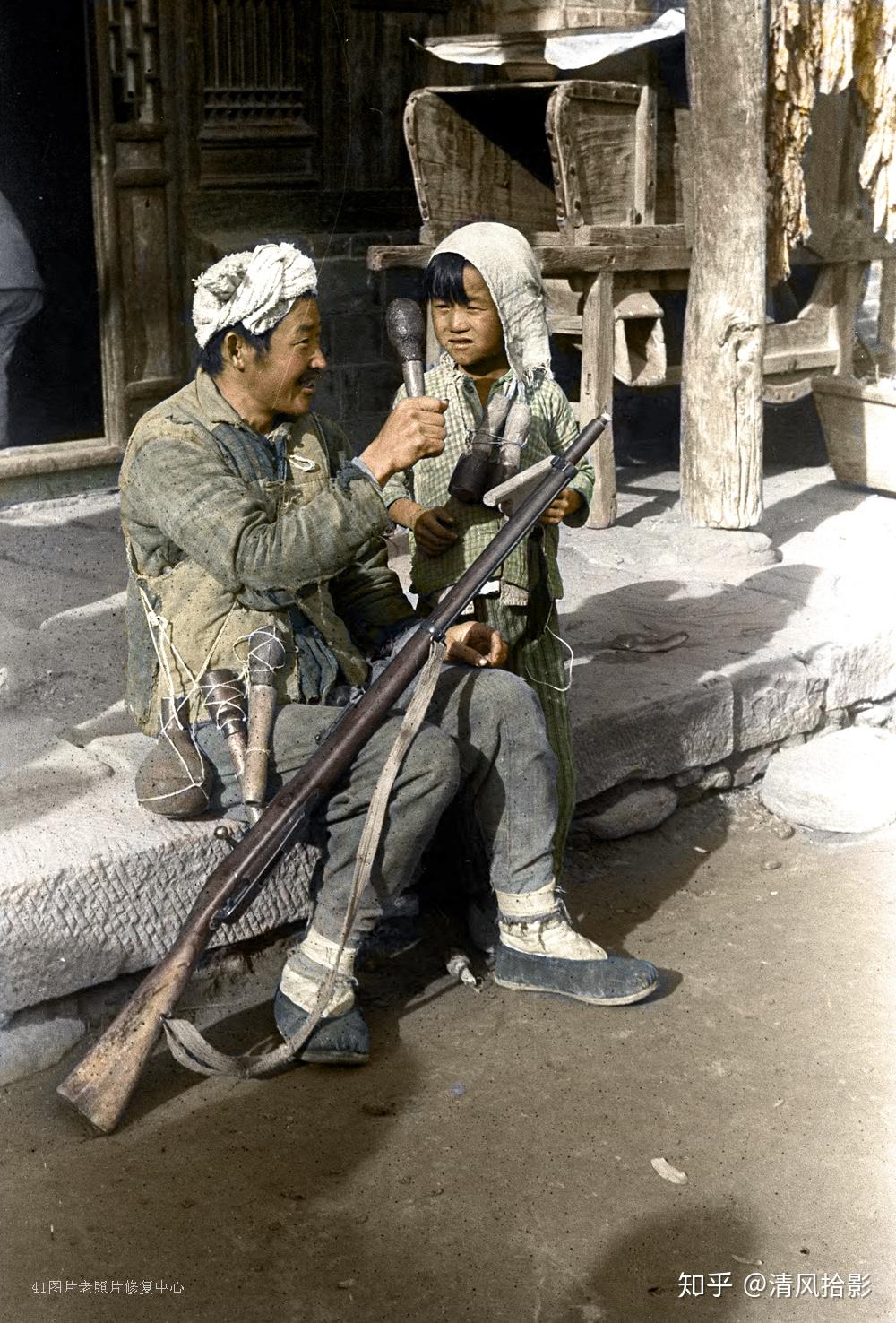 老照片上色,抗日战争不可忘记的军事力量——民兵 - 知乎