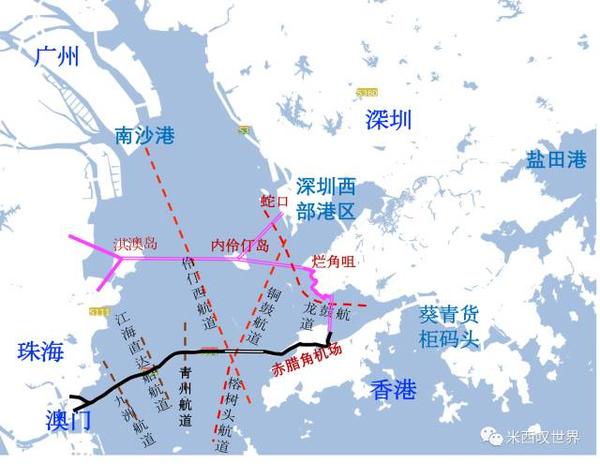 港珠澳大橋前世今生路線之爭上