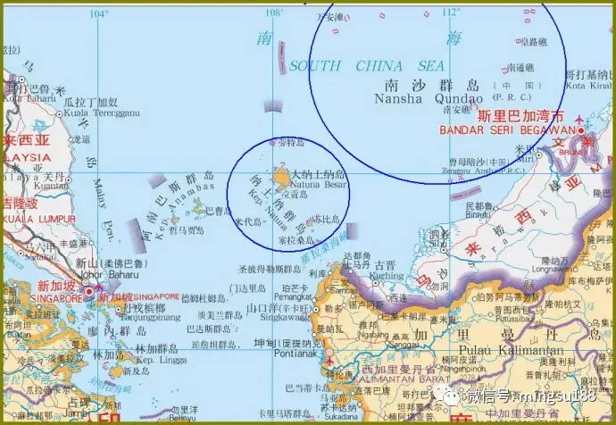 纳土纳群岛地图全图图片