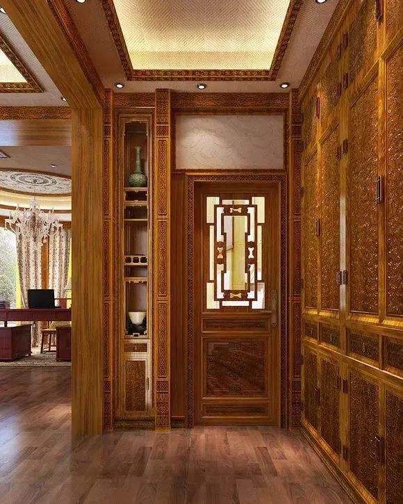 红木全房定制的豪华别墅