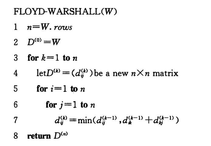 Floyd-Warshall 算法 - 知乎