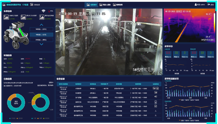 天创室外轮式巡检机器人