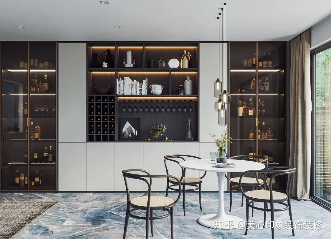 酒柜篇丨高颜值酒柜赏析总有一款适合你