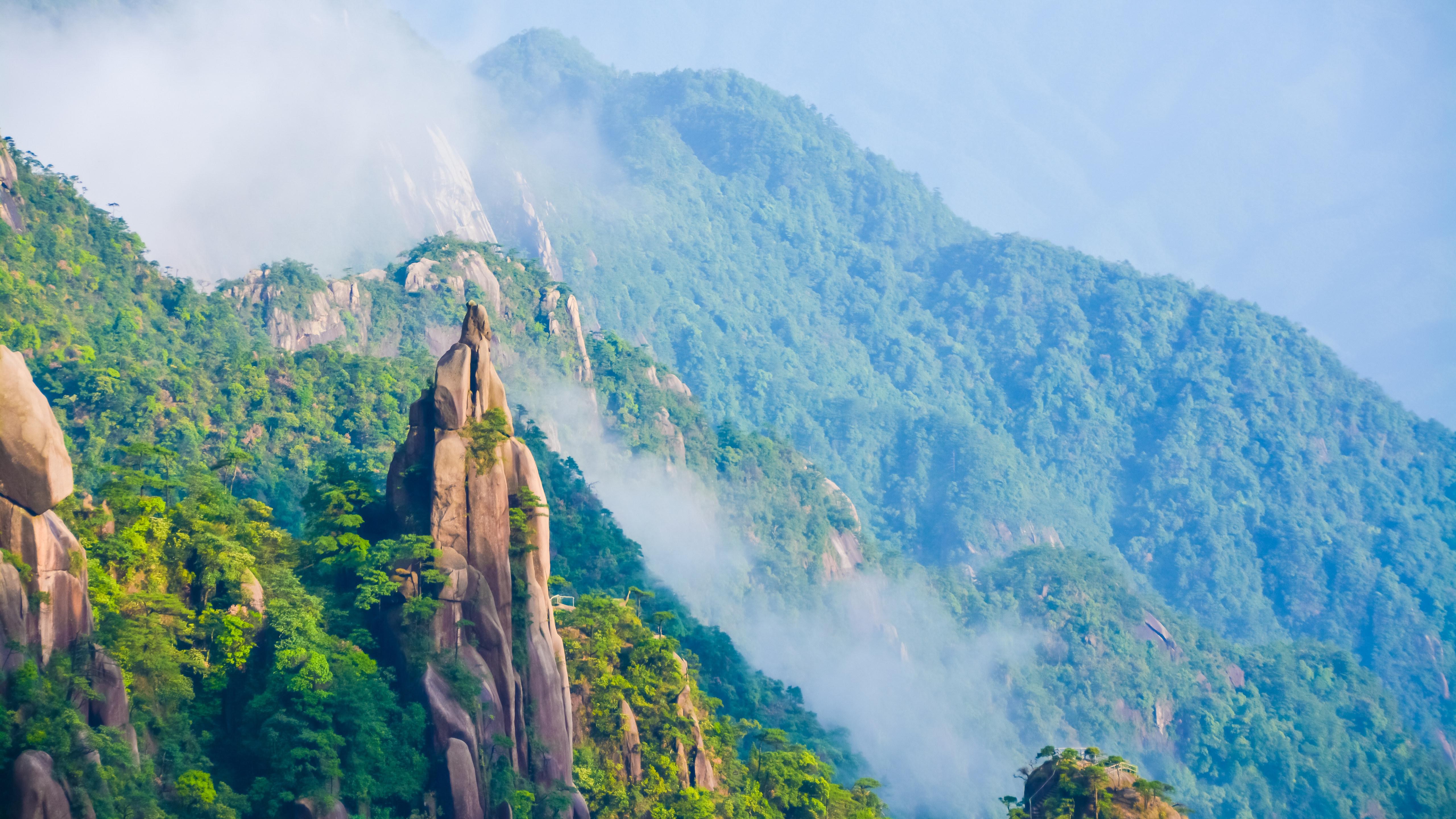 江西上饶十大名山图片