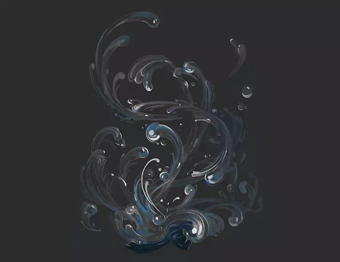 每周一课丨水元素的画法