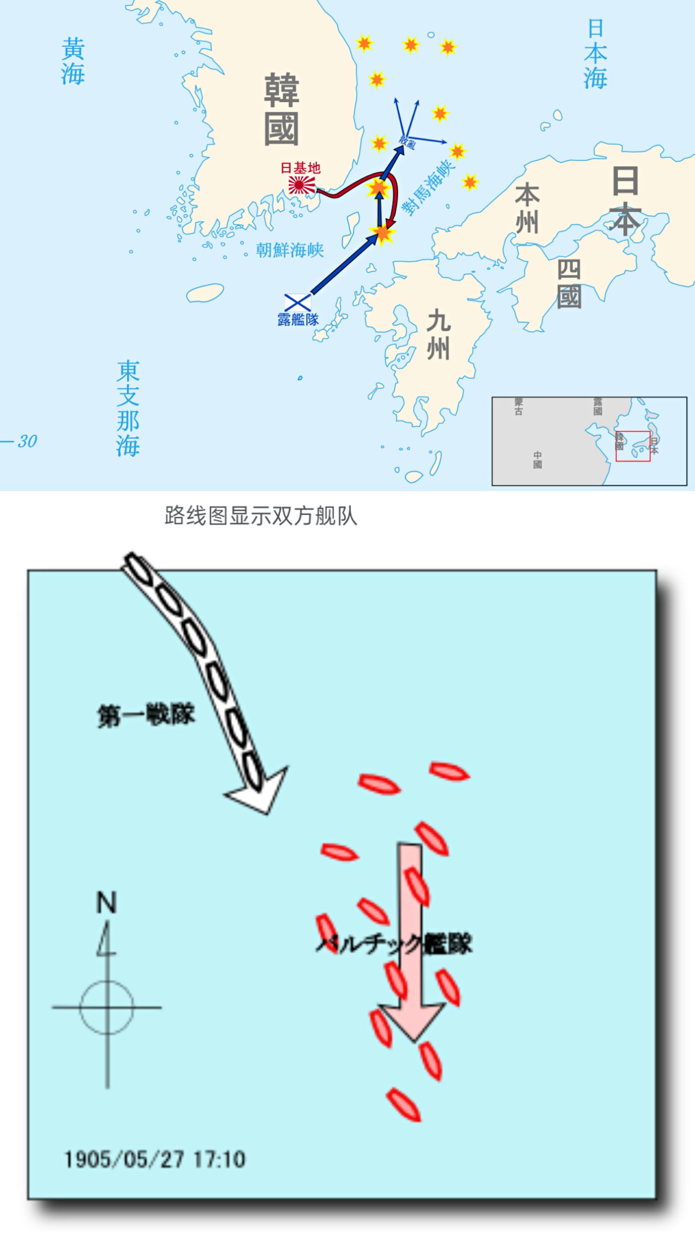 日本对马海峡地图图片