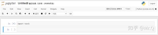在Anaconda中的jupyter notebook 中使用pytorch - 知乎