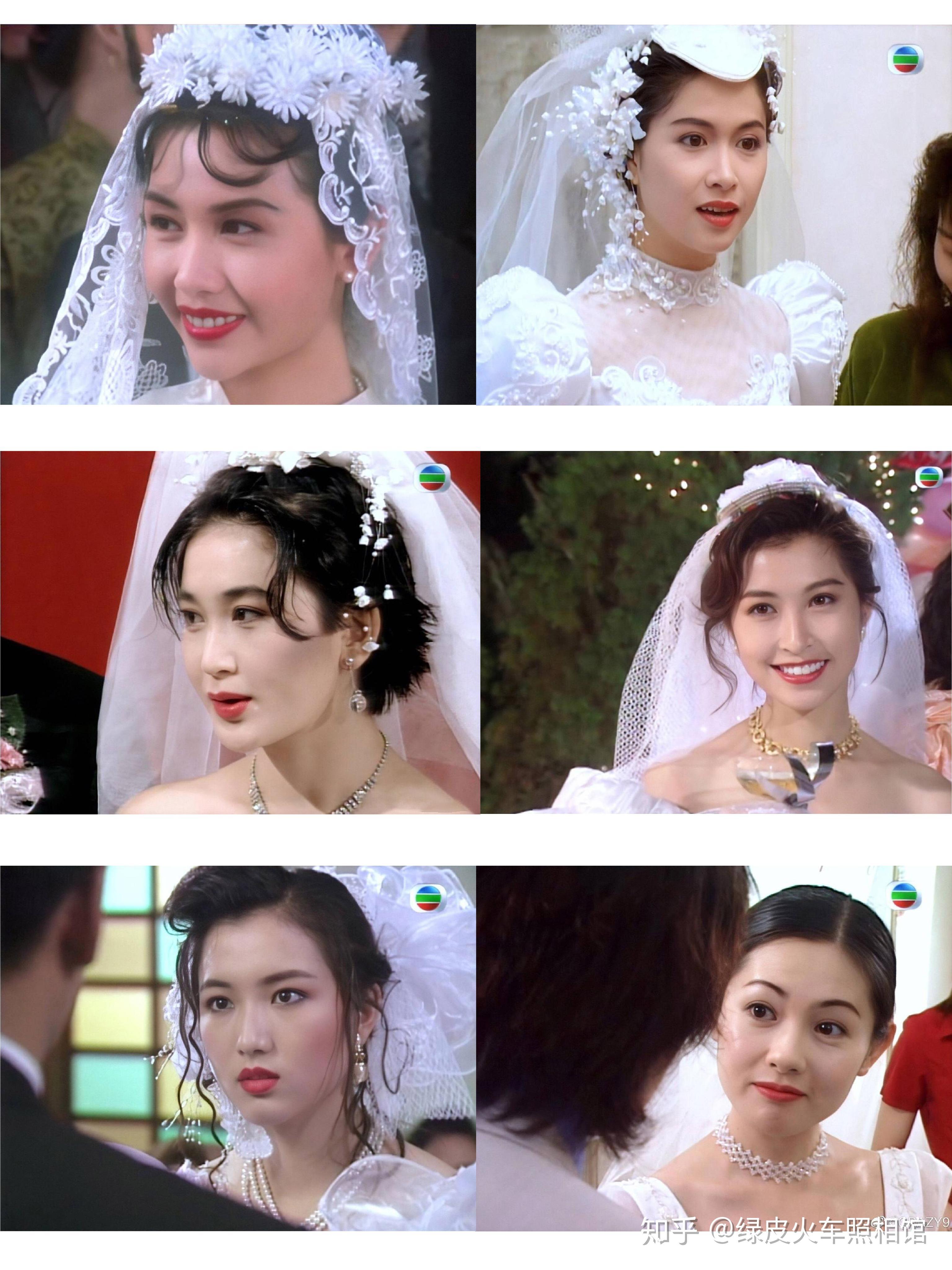 复古婚纱照香港女星婚纱合集都能说出名字吗