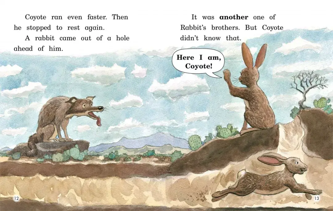 外教读睡前故事thecoyoteandtherabbit小狼和兔子